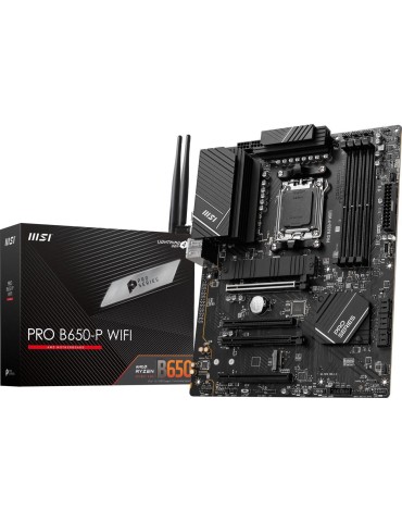 MSI PRO B650-P WIFI AM5 AMD B650 SATA 6Gb/s DDR5 Ryzen 7000 ATX