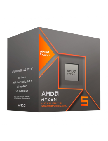 AMD Ryzen 5 8500G - Ryzen 5 8000-G Series 6-Core 3.5 GHz Socket AM5 65W