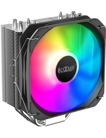 PCCOOLER Paladin PA400 Premium ARGB CPU Air Cooler, PWM 130mm Fan