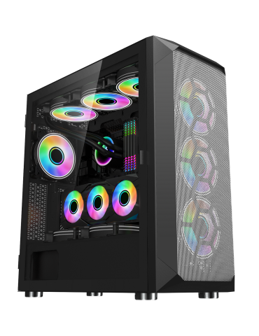 CASECOM C360B ETX/ATX/MATX/ITX MID TOWER