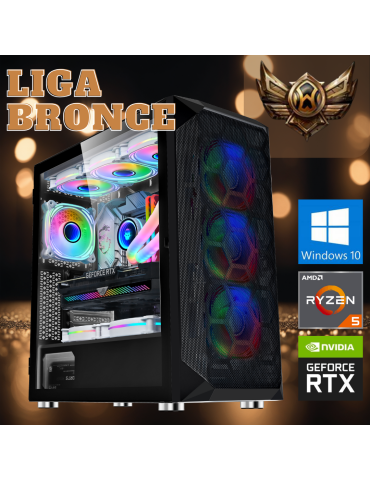 PC GAMER BRONCE AMD RYZEN 5 5500 RTX 3050 16GB 3200 MHZ