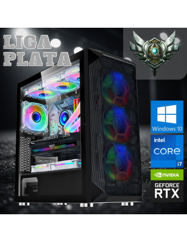 PC GAMER PLATA INTEL I7 14700F 4060 TI 16RAM 5200MHZ