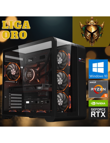 PC GAMER ORO AMD RYZEN 5 7600X  RTX 4070 SUPER 32 GB RAM DDR5 1 TB M.2