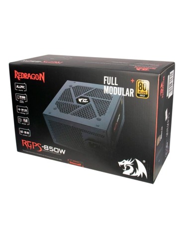 Redragon GC-PS010 80 Plus Gold 850W ATX Modular Power Supply (Black)