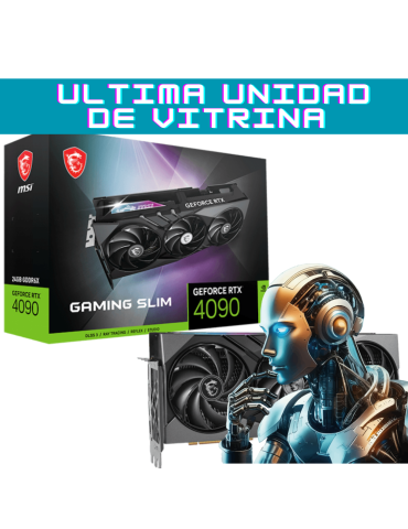 MSI GeForce RTX 4090 GAMING SLIM 24G en vitrina [RTX 4090 GAMING SLIM 24G]