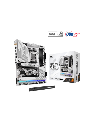 ASRock X870 PRO RS WiFi AM5 AMD X870 SATA 6Gb/s ATX