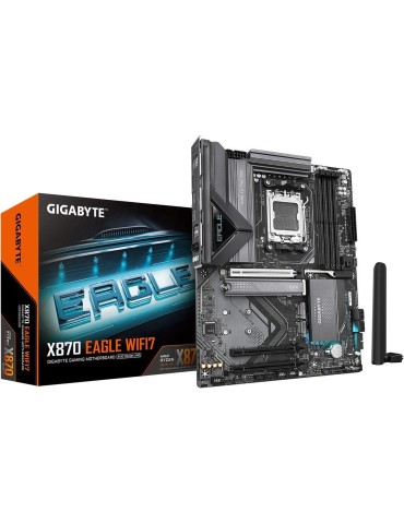 GIGABYTE X870 EAGLE WIFI7 AM5 LGA 1718, ATX, DDR5,4 x SATA 6Gb/s, 3x M.2, PCIe 5.0, USB4, Wi-Fi 7