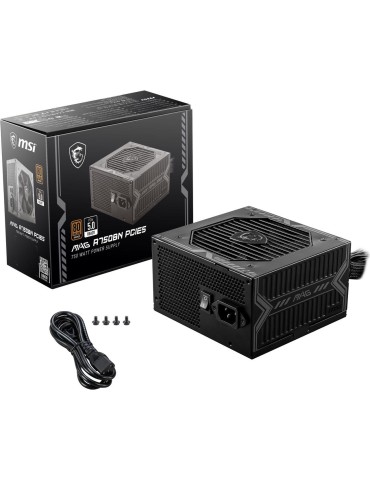 MSI - MAG A750BN PCIE5, 80+ BRONZE non-Modular Gaming 750W