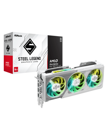 ASRock Steel Legend Radeon RX 9070 XT 16GB GDDR6 PCI Express